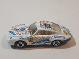 Pioneer Toys Street Machine Porsche 911 Turbo #36 Moobiil White Die Cast Toy Car Vehicle