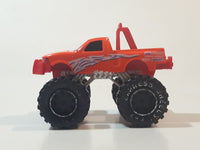 Greenbrier 4x4 Express Wheels Monster Truck Orange and Red Plastic Die Cast Toy Car Vehicle