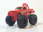 Greenbrier 4x4 Express Wheels Monster Truck Orange and Red Plastic Die Cast Toy Car Vehicle