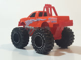 Greenbrier 4x4 Express Wheels Monster Truck Orange and Red Plastic Die Cast Toy Car Vehicle