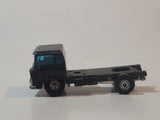 Vintage Yatming Semi Delivery Truck Black Die Cast Toy Car Vehicle