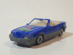 Unknown Brand Mercedes Benz SL 500 Convertible Yacht and Scuba Diver Blue Die Cast Toy Car Vehicle