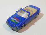 Unknown Brand Mercedes Benz SL 500 Convertible Yacht and Scuba Diver Blue Die Cast Toy Car Vehicle