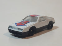 Unknown Brand Dodge Daytona Turbo Z Chrysler Laser White Die Cast Toy Car Vehicle