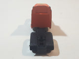 Unknown Brand Semi Tractor Truck 982 FIM Orange Die Cast Toy Car Vehicle