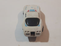 Vintage 1980 Kidco Key Cars Corvette White Plastic Body Die Cast Toy Car Vehicle