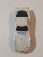 Vintage 1980 Kidco Key Cars Corvette White Plastic Body Die Cast Toy Car Vehicle