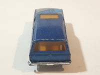 Vintage 1980s Yatming No. 1064 Laser Blazer Blue Die Cast Toy Car Vehicle with Opening Doors