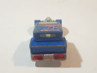 Vintage 1981 Kenner Fast 111's Street Boss Blue Die Cast Toy Car Vehicle Made in Hong Kong