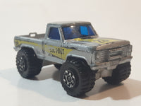 1982 Matchbox 4x4 Mini Pick Up Truck Big Foot #26 Silver Die Cast Toy Car Vehicle