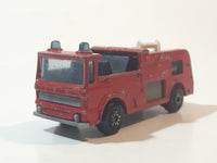 Vintage 1981 Lesney Code Red Snorkel Fire Truck Red Die Cast Toy Car Vehicle Made in England