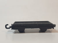 Vintage 1978 Lesney Matchbox Train Flat Car Black Die Cast Toy Car Railway Railroad Vehicle