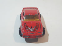 Majorette No. 248 Pontiac Firebird Trans Am Red 1/62 Scale Die Cast Toy Car Vehicle with Opening Hood