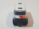 1983 Matchbox 4x4 Chevy Van White Die Cast Toy Car Vehicle Made in Macau