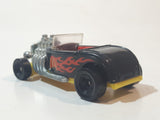 1994 McDonald's Hot Wheels Roadster Flame Rider Black Die Cast Toy Hot Rod Car Vehicle