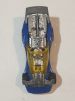 2007 Hot Wheels Track Stars Flathead Fury Blue Die Cast Toy Car Vehicle