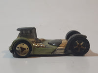 2007 Hot Wheels Blast & Crash Flattery Metalflake Olive Green Die Cast Toy Car Vehicle