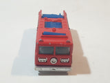1982 Hot Wheels Fire Eater Red Fire Truck Die Cast Toy Car Vehicle - BW - Blue Lights