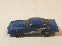 2006 Hot Wheels Terrordactyl Chevrolet Camaro Z28 Blue Die Cast Toy Muscle Car Vehicle