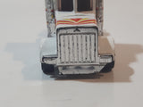1983 Hot Wheels Long Shot Semi Tractor Truck Rig Pennzoil #1 White Die Cast Car Vehicle