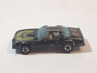 Vintage 1982 Hot Wheels Hot Ones Hot Bird Black Yellow Die Cast Toy Car Vehicle