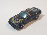 Vintage 1982 Hot Wheels Hot Ones Hot Bird Black Yellow Die Cast Toy Car Vehicle