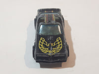 Vintage 1982 Hot Wheels Hot Ones Hot Bird Black Yellow Die Cast Toy Car Vehicle