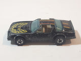 Vintage 1982 Hot Wheels Hot Ones Hot Bird Black Yellow Die Cast Toy Car Vehicle