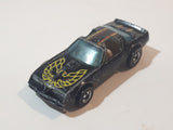 Vintage 1982 Hot Wheels Hot Ones Hot Bird Black Yellow Die Cast Toy Car Vehicle