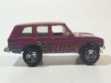 1997 Hot Wheels Biff! Bamm! Boom! Range Rover Dark Magenta Pink Die Cast Toy Car Vehicle