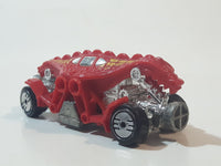 1986 Hot Wheels Speed Demons Double Demon Dinosaur Red Die Cast Toy Car Vehicle