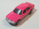 1993 Hot Wheels Mercedes 380 SEL Pink with Red Glitter Die Cast Toy Car Vehicle