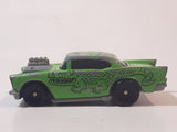 1993 McDonald's Hot Wheels Tattoo Machine Alligator '57 Chevy Lime Green Die Cast Toy Muscle Car Vehicle