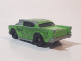 1993 McDonald's Hot Wheels Tattoo Machine Alligator '57 Chevy Lime Green Die Cast Toy Muscle Car Vehicle