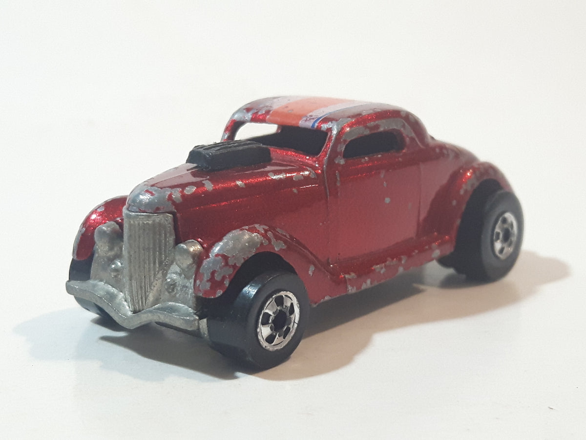 1983 Hot Wheels Neet Streeter Metallic Dark Red Die Cast Toy Car Vehic ...