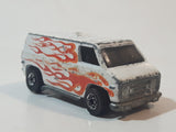 Vintage 1980 Hot Wheels '70's Van Super Van Enamel White Die Cast Toy Car Vehicle