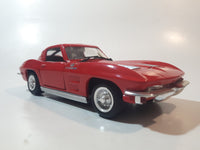 1988 Revell 1963 Corvette Stingray Red 1:24 Scale Die Cast Toy Car Vehicle with Opening Doors and Hood