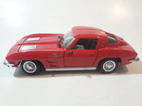 1988 Revell 1963 Corvette Stingray Red 1:24 Scale Die Cast Toy Car Vehicle with Opening Doors and Hood