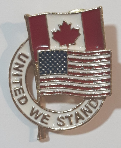 US And Canada Crossed Flags On Stick. American And Canadian National Symbols Vector Illustration Image205085444