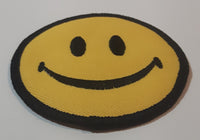 Smiley Face 3" Embroidered Fabric Patch Badge