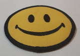 Smiley Face 3" Embroidered Fabric Patch Badge