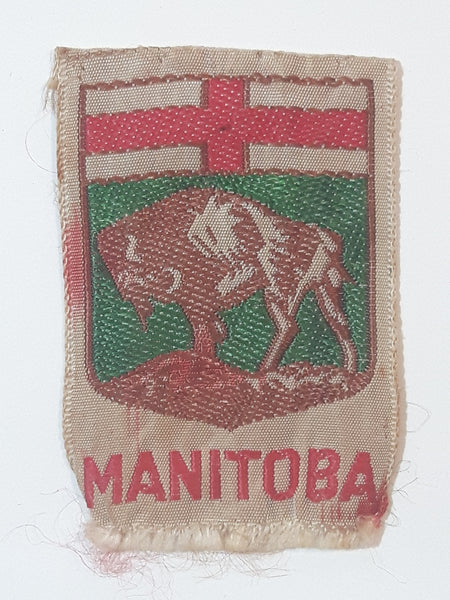 Manitoba Boy Scouts Embroidered Fabric Patch Badge