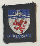Devon Boy Scouts Embroidered Fabric Patch Badge