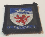 Devon Boy Scouts Embroidered Fabric Patch Badge
