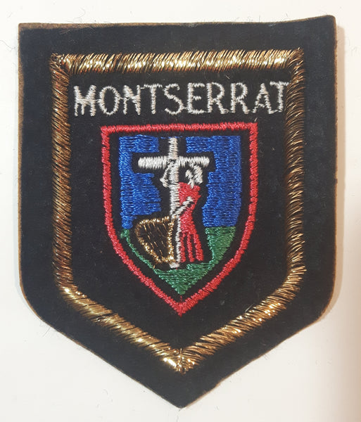 Montserrat Embroidered Fabric Patch Badge