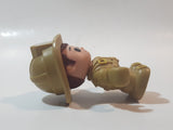 Fisher Price Little People Firefighter #1 Brown 2 5/8" Toy Figure