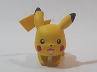 2015 Tomy Nintendo Pokemon Pikachu 1 1/2" Long PVC Toy Figure