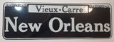 New Orleans Vieux-Carre Embossed Metal Street Sign