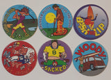 Mixed Pogs Caps Lot of 6