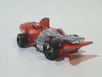 2001 Hot Wheels Sharkruiser Orange Die Cast Toy Car Shark Shaped Vehicle